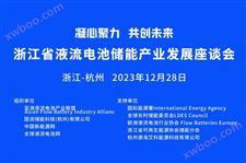 2023浙江省液流電池儲能產業發展座談會將于2023年12月28日舉辦
