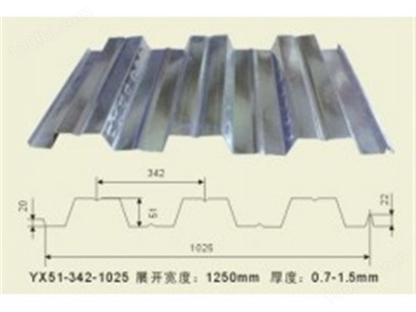 合肥金苏1025型开口式金属压型钢板