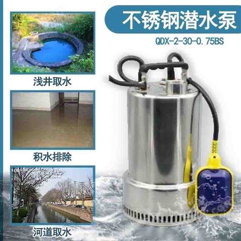 水景观/喷泉/假山流水 QDX系列不锈钢潜水泵